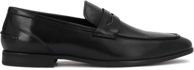 Elegant leather loafers in a minimalist style