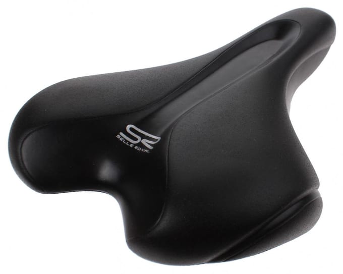 Selle Royal One Fietszadel Trekking Zadel - Zwart - Uitsparing - Unisex
