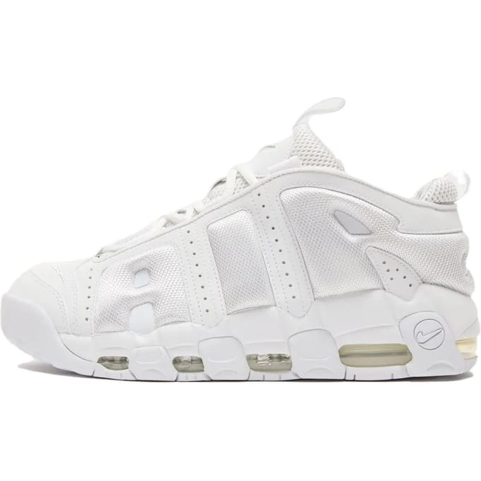 Nike Air More Uptempo Low Triple White Heren Sneakers FZ3055-100 38 white