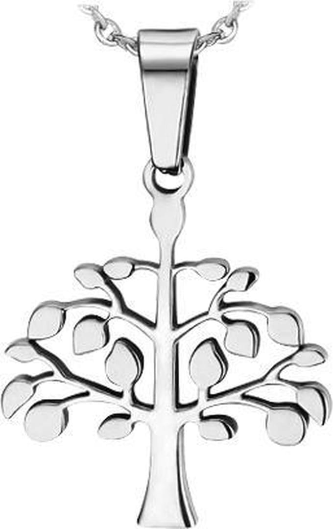 Montebello ketting Levensboom - 316L Staal - 40mm - 50cm