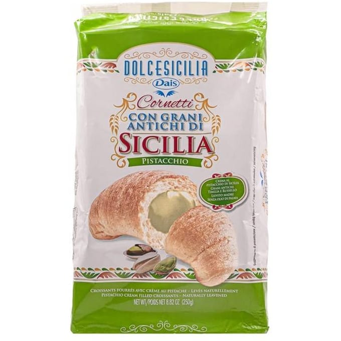 Croissants à la crème de pistache Dais 6x50g 300g Cornetti italiens