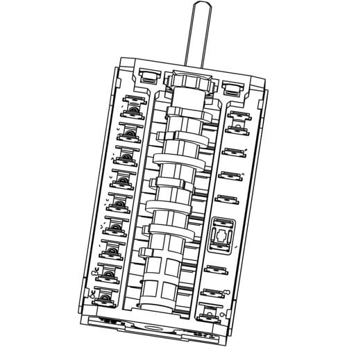 AEG bakovenschakelaar, 9+0 140126655020