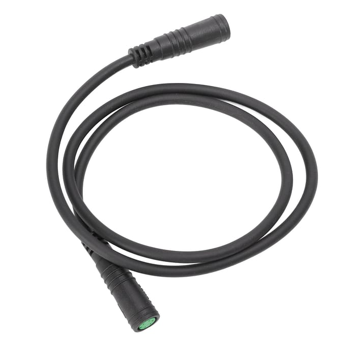 Elektrische Fiets Display Verlengkabel Waterdichte Elektrische Fiets Computer 5-pins Verlengkabel voor Bafang Two female connectors black