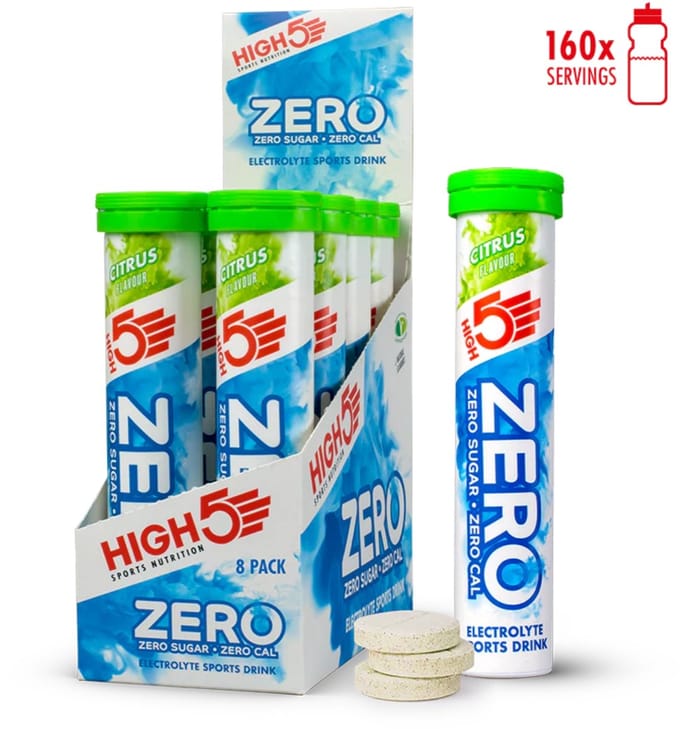 High 5 – Zero Active Hydration Tabs - Citrus - 20x8 - Display - Hydrotabs