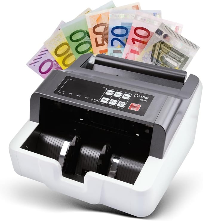 Geldtelmachine - Geldteller - Valsgeldscanner - Kantoor oplossing