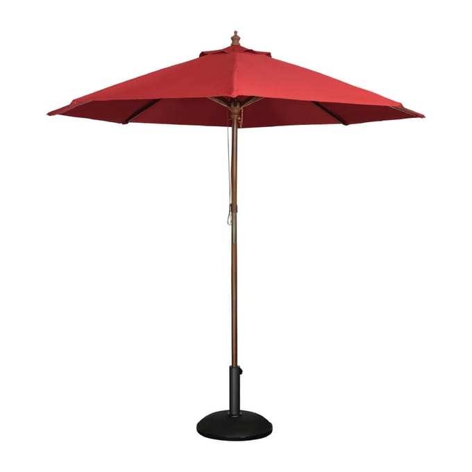 HorecaTraders Rode Parasol rond Ø 2,5 meter