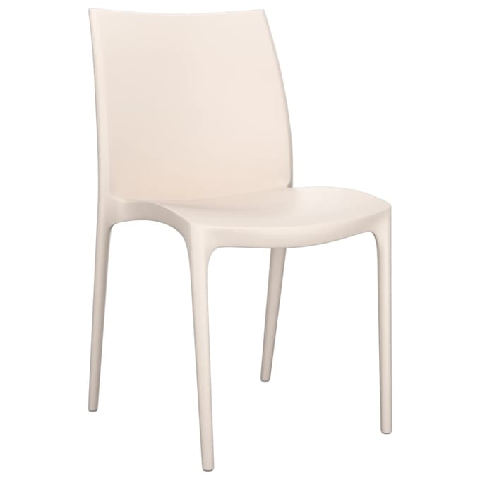 vidaXL - Tuinstoelen - 2 - st - 50x46x80 - cm - polypropeen - crèmekleurig