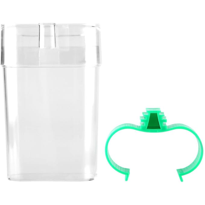 Vogel Waterbak Drinkbak automatisch Papegaai Parkiet Kaketoe white