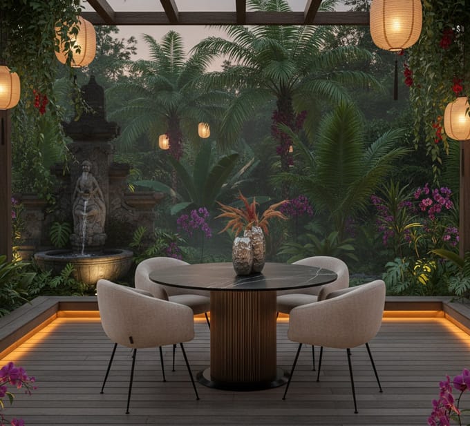 Ronde Eettafel Marmer – Luxe - Zwart - Novihome