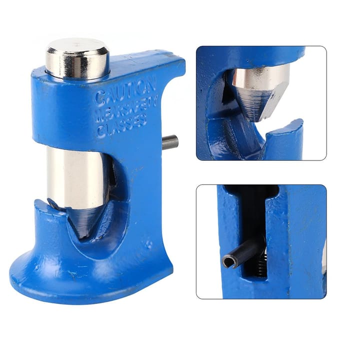 Outil de Sertissage de Cosses de Batterie Marteau à Œillet Pince à Souder pour Câble Automobile Marin blue