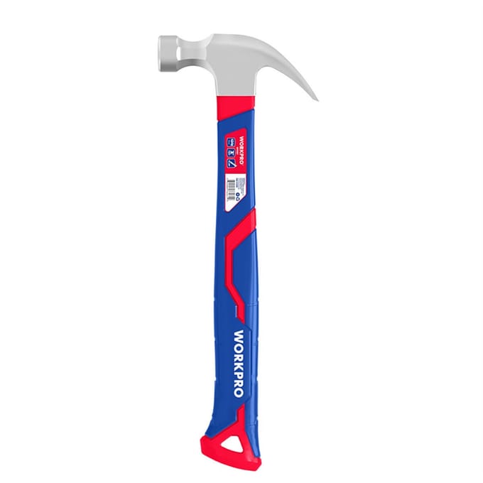 WorkPro WP241011 Klauwhamer Ergonomische handgreep, Hard 450 g 1 stuk(s)