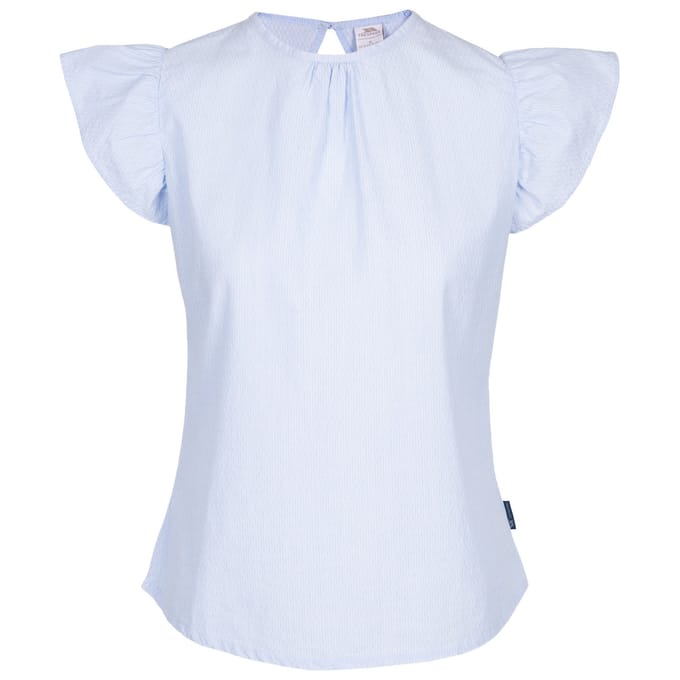 Trespass Dames Rhian Top (Marineblauw/Wit)