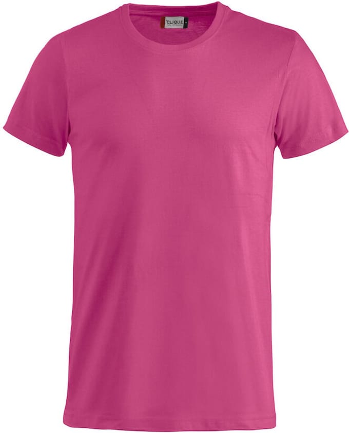 Basic-T bodyfit T-shirt 145 gr/m2 helder kersen s
