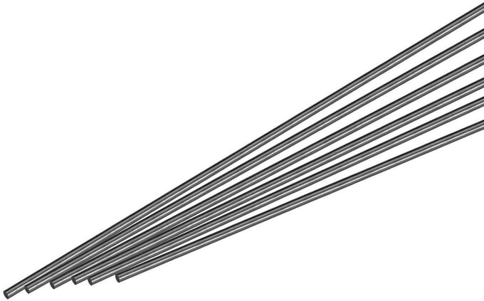20x Koolstofvezel Staven Rond 2mm x 400mm - Lichtgewicht Versterking voor Modelbouw en Drones