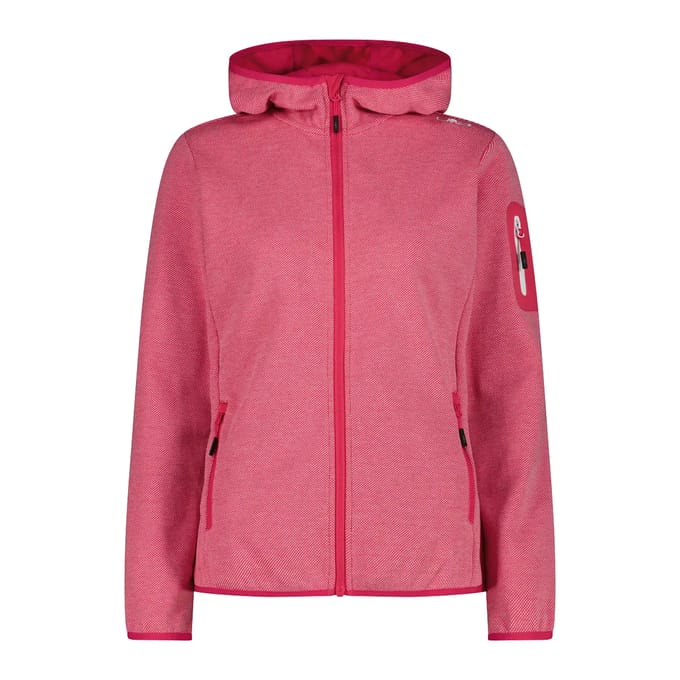 Hoodie met mesh-inzetten dames CMP Knit-Tech