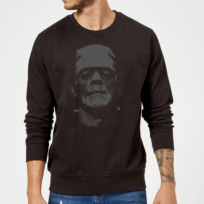 Universal Monsters Frankenstein Black And White Trui - Zwart - S
