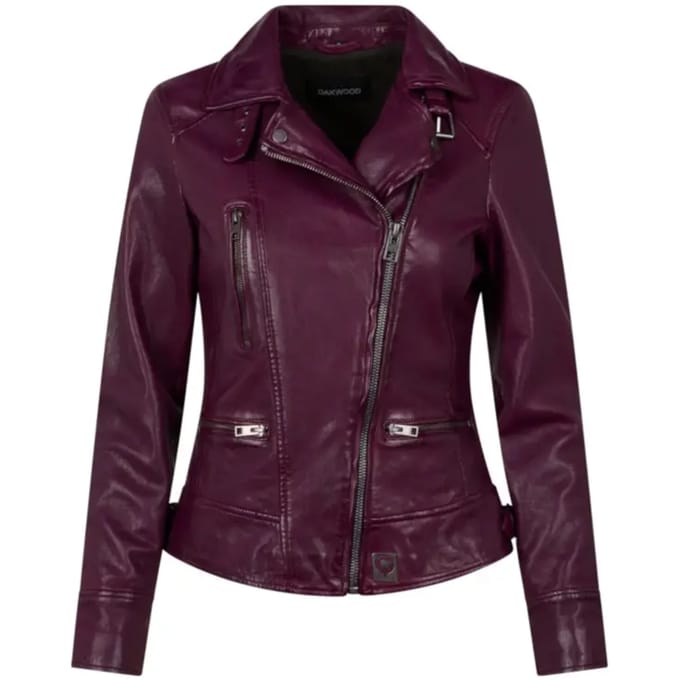 Leren jas voor vrouwen Oakwood Video