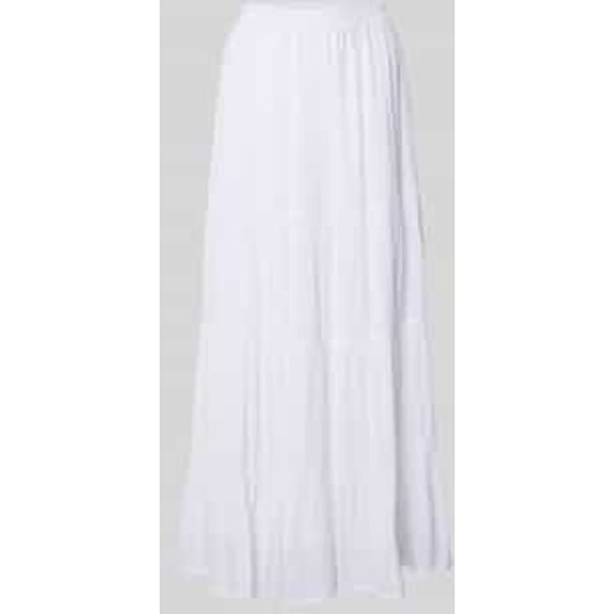 Regular fit maxirok van pure viscose, model 'CHIARA'