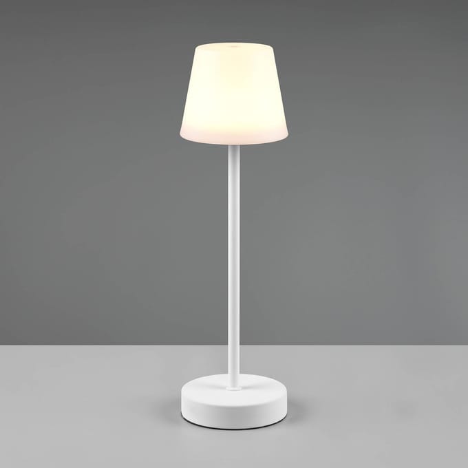Reality Leuchten LED tafellamp Martinez, dimmer en CCT, wit