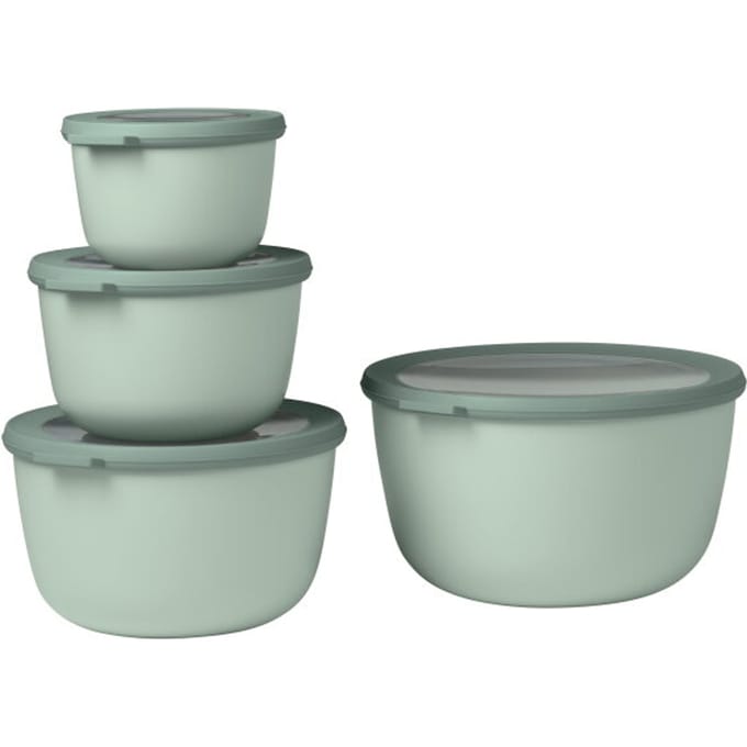 Mepal - Multikom Cirqula vershouddoos set - 500 + 1000 + 2000 + 3000 ml - Rond - Nordic sage