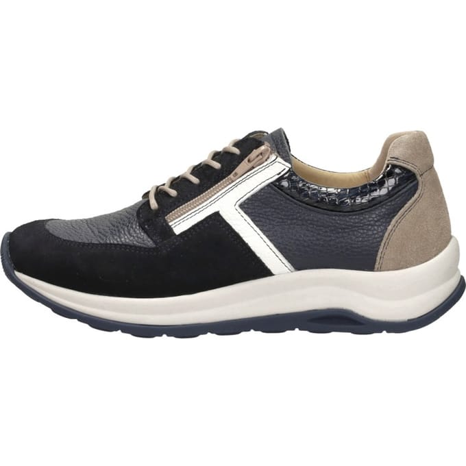 Wolky Comrie Veterschoenen Laag - Blauw - Maat 42