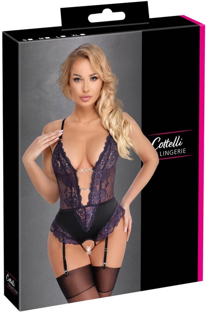 Erotische Body met Lavendel Accenten
