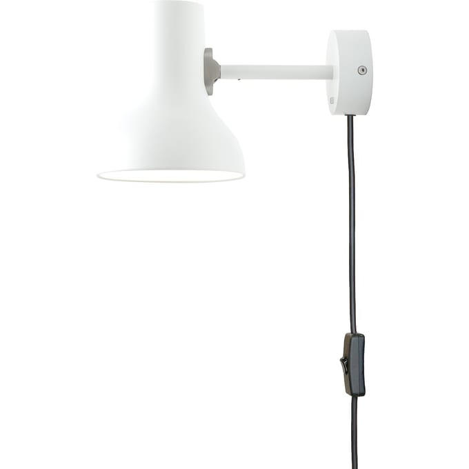 Anglepoise Type 75™ Mini Wandlamp - alpien wit - met kabel