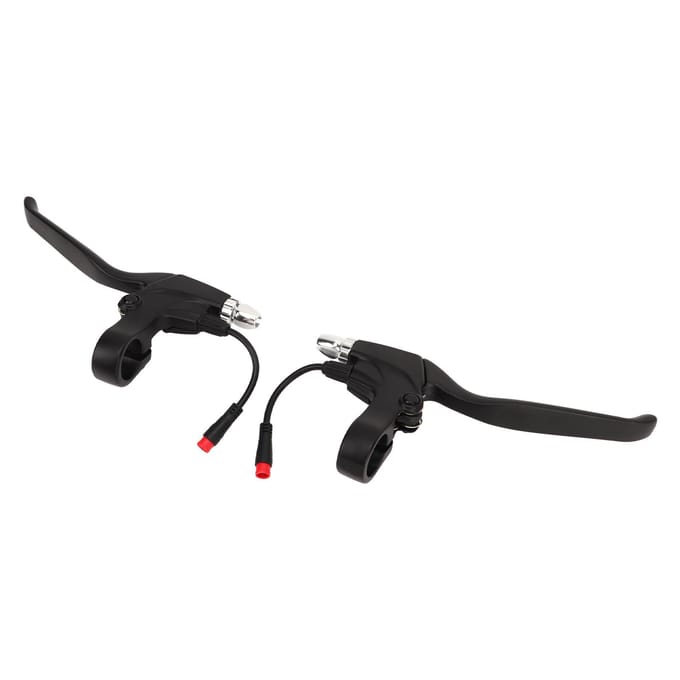 Levier de frein pour vélo électrique Étanche Robuste Ergonomie Poignées de frein pour vélo électrique pour scooter électrique black