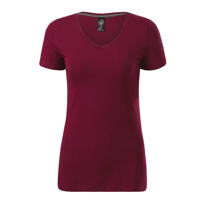 Dames-T-shirt met V-hals Malfini Premium Action 701