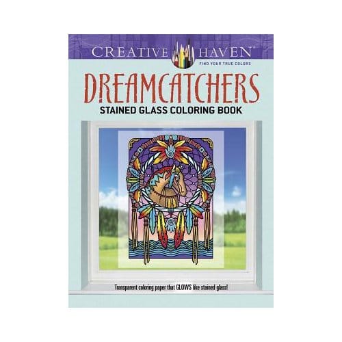 Creative Haven Dreamcatchers Stained Glass Coloring Book - Noble, Marty