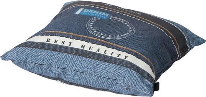 Madison sierkussen Denim 50x50 cm - blauw
