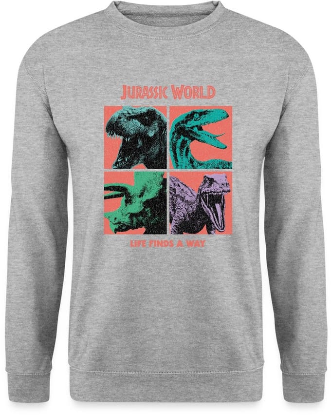 Jurassic World Life Finds A Way Sweater Heren