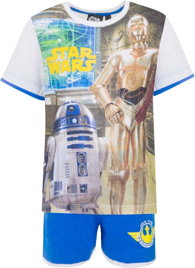 Star Wars shortama / pyjama  kinderen, jongens, 2-delig, maat 116