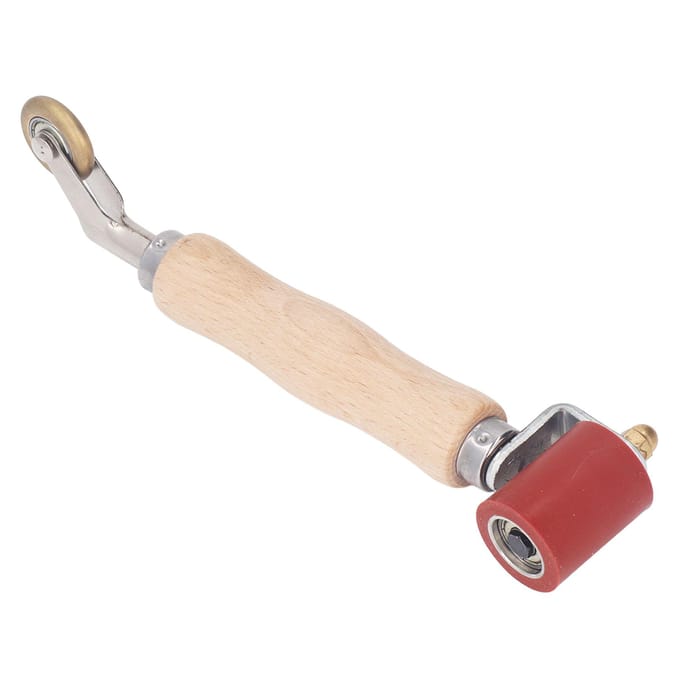 Naadroller 40mm Siliconen Naadroller met 6mm Messing Detailroller Gladmakend Naadroller Gereedschap voor beige