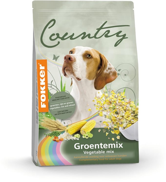 Fokker Country Groentemix - Hondenvoer - 6 kg