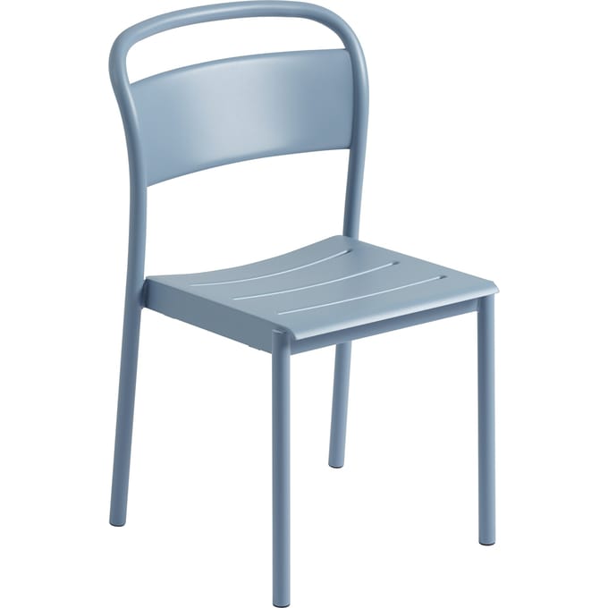 Muuto Linear Steel Stoel - pale blue