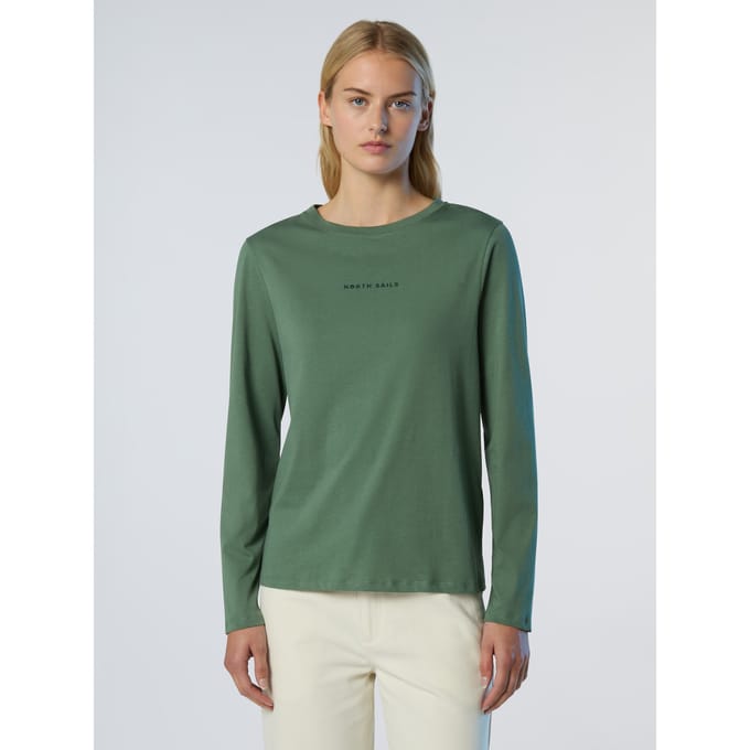 North Sails T-shirt met lange mouwen Met verhoogd logo