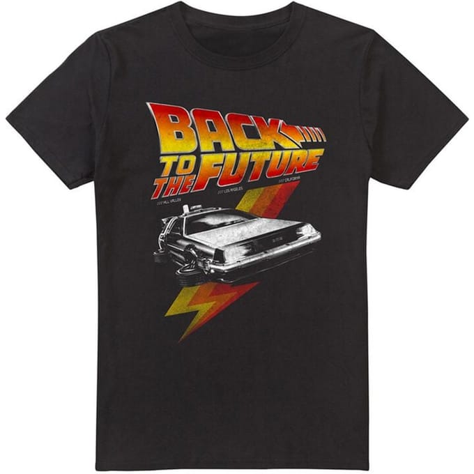 Back To The Future T-shirt - Retro - S tot 5XL - voor Mannen - zwart