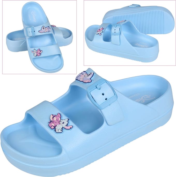 Disney Stitch Dames Schuimslippers, Lichtgewicht Slippers met Dikke Zool
