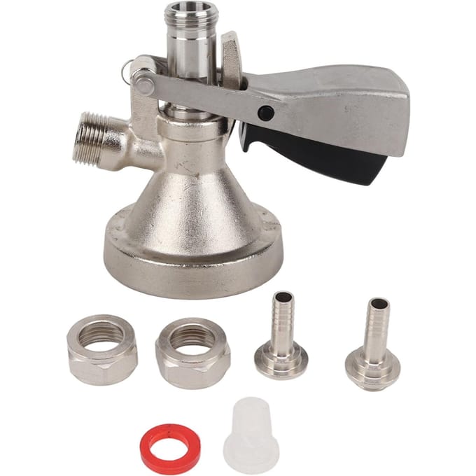 G Systeem Fustkoppeling RVS Sonde Messing G Type Thuis Brouwen Bier Fust Tap Dispenser gray