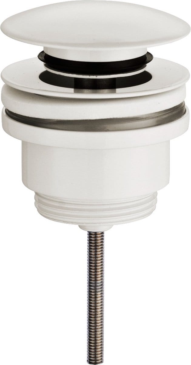 Wiesbaden UniMatch Clickwaste Afvoerplug 5/4 - Glans Wit