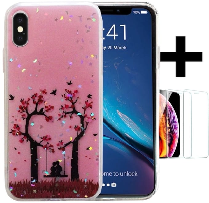 Silicone Geschikt voor Apple iPhone X/Xs/TPU back cover print/iphone X/XS achterkant/ iphone 10 case (2)