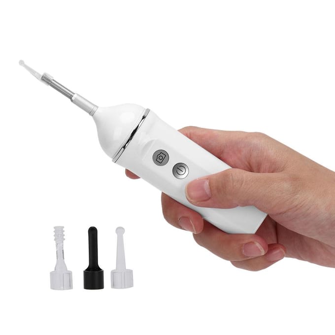 5,5 mm Draadloze Wifi Oorinspectie Endoscoop Camera Handheld Otoscoop met LED-licht (Wit) white