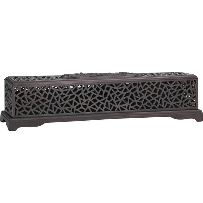 Porte-encens Brûleurs Motif Lotus Classique Chinois Fabrication Exquise Utilisation Sûre Nombreuses Utilisations gray