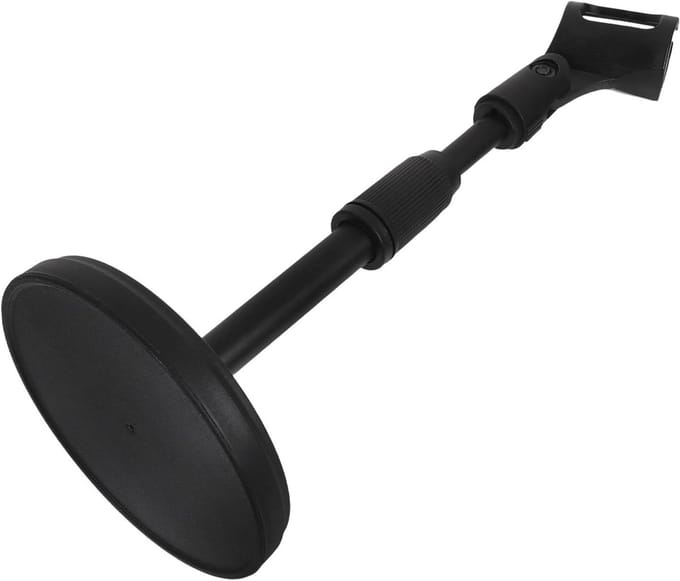 Microfoonstandaard Bureau - Microfoonhouder Tafel - Live Chats Opnames - Verstelbaar Flexibel - 360 mm Hoogte - Zwart