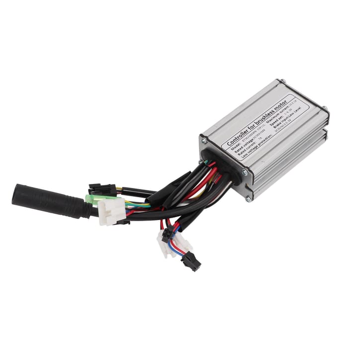Contrôleur d'Onde Sinusoïdale 36V 48V 15A 6mos avec Ligne d'Éclairage pour Moteur 250W de Vélo Électrique white