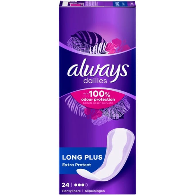 Always Daily protect - inlegkruisjes - extra long 24st