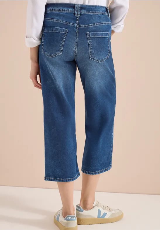 3/4 Wide Legs jeans in Loose Fit