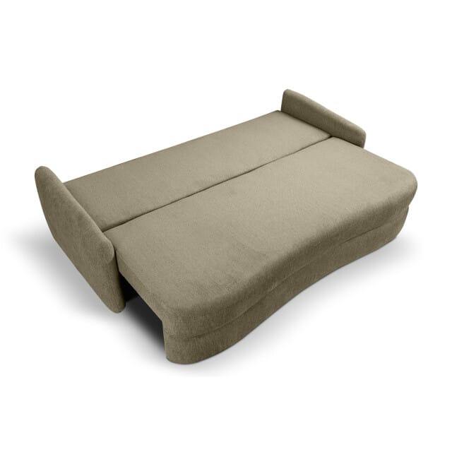 Groene Diana 3-zits sofa bed - Moderne sofa met slaapfunctie - 108x231x93cm