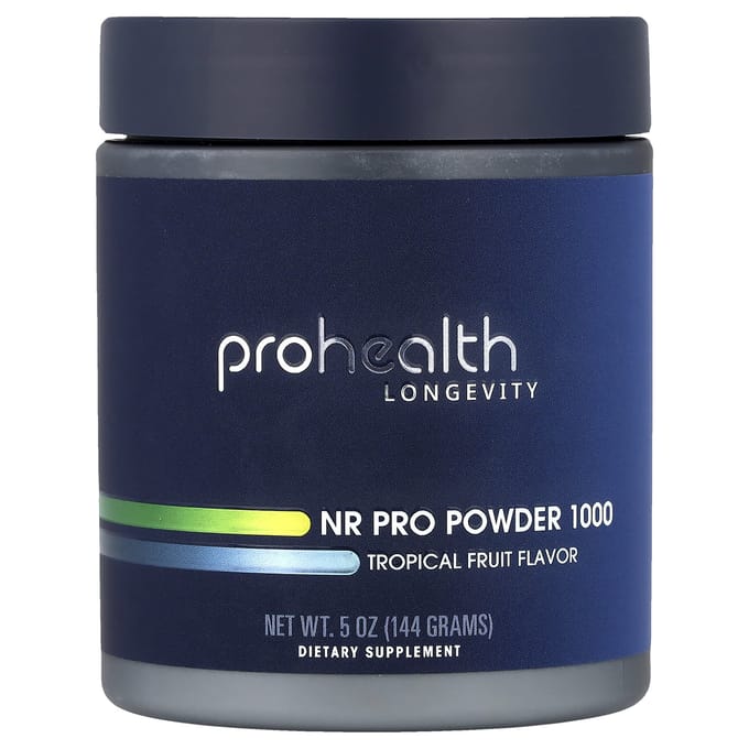 ProHealth Longevity, Poudre NR Pro 1000, Fruits Tropicaux, 144g (5 onces)